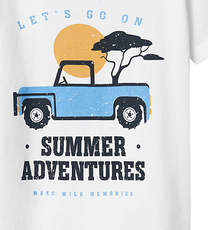 Name It Shorts Set - Shorts/T-Shirt - NmmJaspen - Lucent White Name It Shorts Set - Shorts/T-Shirt - NmmJaspen - Lucent White