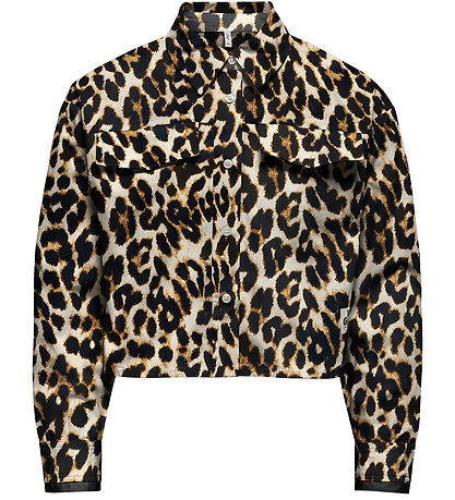Kids Only Shirt - Cropped - KogClara - Black/With Clara Leo