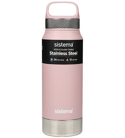 Sistema Thermo Bottle - Stainless Steel - 650 mL - Pink