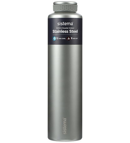 Sistema Termo flaske - Rustfritt stål Steel - 600 ml - Vintergrø