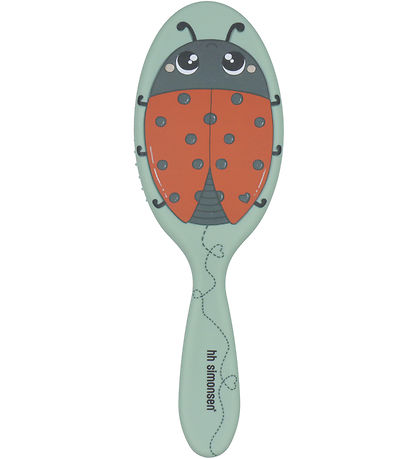 HH Simonsen Hairbrush - Wonder Brush - Ladybug HH Simonsen Hairbrush - Wonder Brush - Ladybug