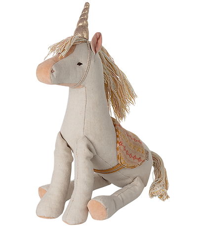 Maileg Soft Toy - Unicorn - Medium+ - Beige Maileg Soft Toy - Unicorn - Medium+ - Beige