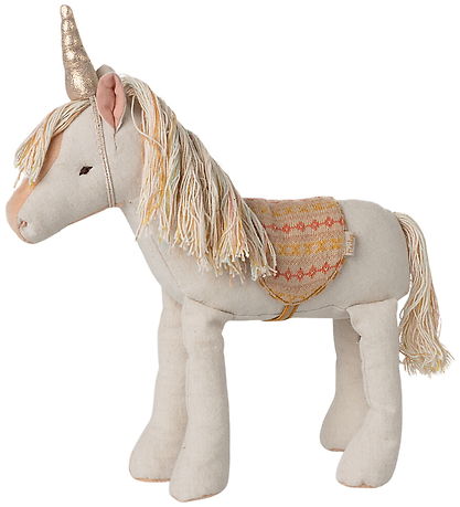 Maileg Soft Toy - Unicorn - Medium+ - Beige Maileg Soft Toy - Unicorn - Medium+ - Beige