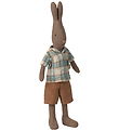 Maileg Hare - Kauluspaita ja Shortsit - Koko 2 - Ruskea Maileg Hare - Kauluspaita ja Shortsit - Koko 2 - Ruskea