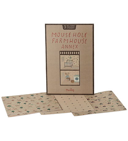 Maileg Wallpaper Stickers to Mouse Hole Farmhouse - 3 pcs Maileg Wallpaper Stickers to Mouse Hole Farmhouse - 3 pcs