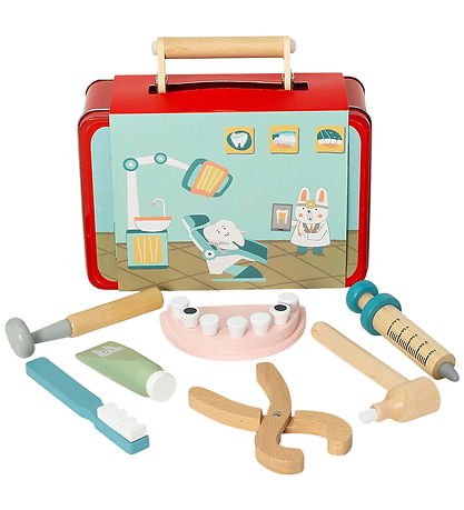 Molly & Rose Dentist's case - Metal - Red Molly & Rose Dentist's case - Metal - Red