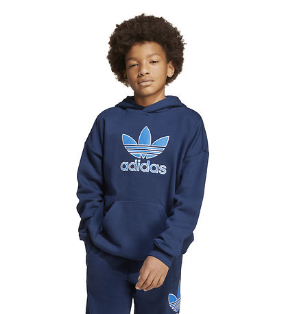 adidas Originals Kapuzenpullover - Navy adidas Originals Kapuzenpullover - Navy