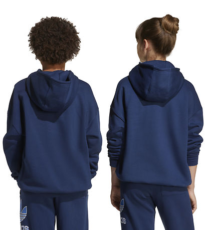 adidas Originals Kapuzenpullover - Navy adidas Originals Kapuzenpullover - Navy