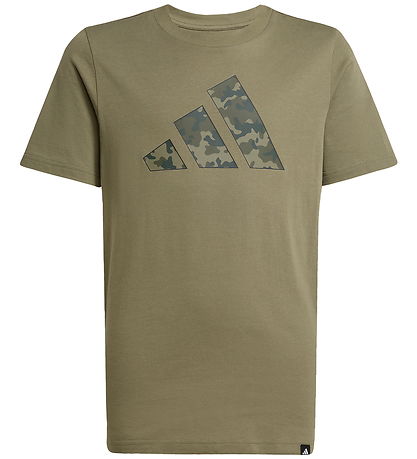 adidas Performance T-shirt - J Camo T - Olive adidas Performance T-shirt - J Camo T - Olive