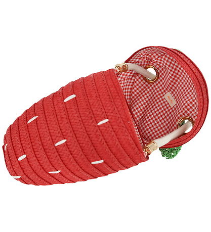 Meri Meri Handtas - Aarbeien - Mand - Rood
