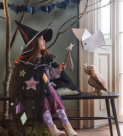Meri Meri Maskeradkläder - Tulle Applikation - Svart