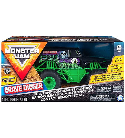 Monster Jam Remote controlled Truck - 1:24 - Grave Digger Monster Jam Remote controlled Truck - 1:24 - Grave Digger