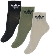 Socquettes adidas Originals - 3 Pack - Stokha/Focoli/Black Socquettes adidas Originals - 3 Pack - Stokha/Focoli/Black