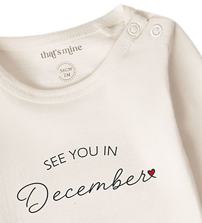 That's Mine Bodysuit l/s - See you in December