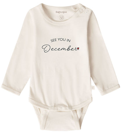 That's Mine Bodysuit l/s - See you in December That's Mine Bodysuit l/s - See you in December