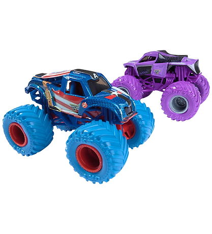 Monster Jam Truck - 1:64 - Marvel - 2-pack - Captain America teg
