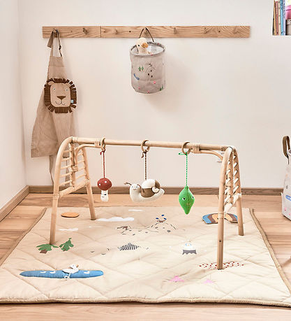 OYOY Activity Play Mat - Quilted - Forest Activity Blanket