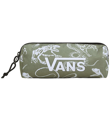 Vans Pencil Case - Old Skool Pencil Pouch - Loden - Green/White Vans Pencil Case - Old Skool Pencil Pouch - Loden - Green/White
