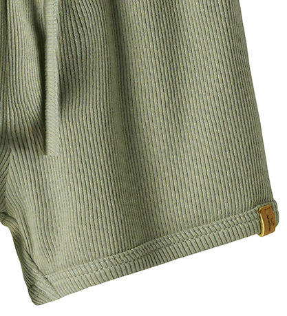Lil' Atelier Shorts - Rib - NbmGago - Sjögräs