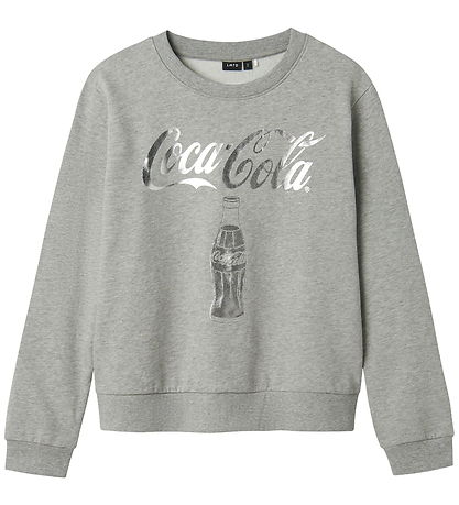Sweat-shirt LMTD - NlfSusi CocaCola - Gris Chiné Sweat-shirt LMTD - NlfSusi CocaCola - Gris Chiné