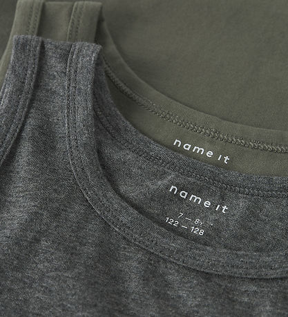 Sous-pull Name It - Noos - NkmTank - 2 Pack - Thé Leaf/Dark Gre Sous-pull Name It - Noos - NkmTank - 2 Pack - Thé Leaf/Dark Gre