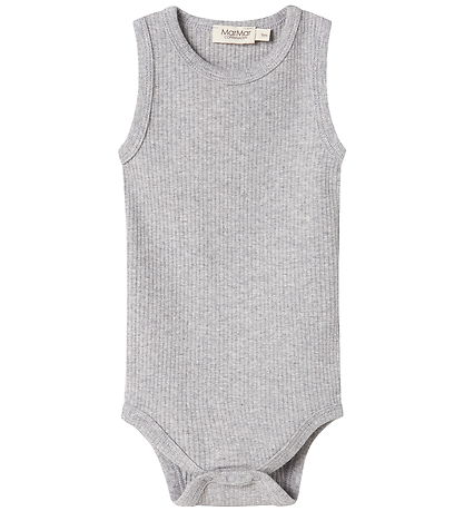 MarMar Bodysuit Sleeveless - Rib - Sleeveless - Noos - Light Gre MarMar Bodysuit Sleeveless - Rib - Sleeveless - Noos - Light Gre