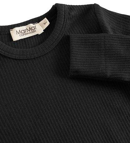 MarMar Bodysuit l/s - Rib - Modal - Noos - Black MarMar Bodysuit l/s - Rib - Modal - Noos - Black