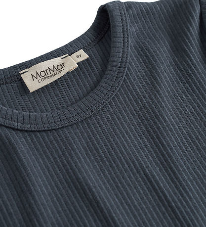 MarMar T-shirt - Rib - Modal - Noos - Blue MarMar T-shirt - Rib - Modal - Noos - Blue