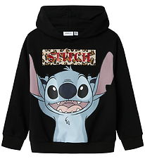 Name It Hoodie - NkfJixiri - Stitch - Black Name It Hoodie - NkfJixiri - Stitch - Black