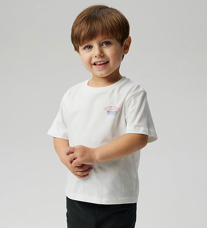 T-Shirt Name It - NmmDartin - Bright White/Amateur de hamburgers T-Shirt Name It - NmmDartin - Bright White/Amateur de hamburgers