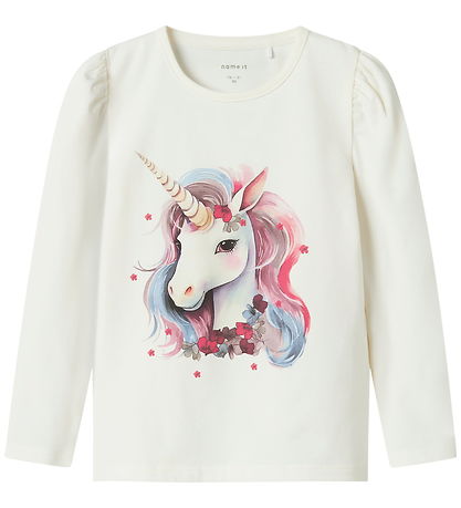 Name It Blouse - NmfKrulle - Cloud Dancer Name It Blouse - NmfKrulle - Cloud Dancer