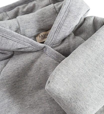 MarMar Pramsuit - Rex - Noos - Light Grey Melange MarMar Pramsuit - Rex - Noos - Light Grey Melange