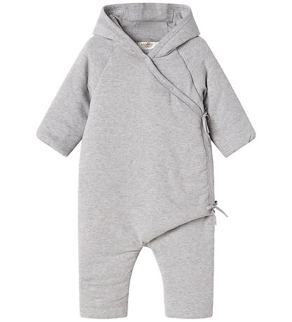 MarMar Pramsuit - Rex - Noos - Light Grey Melange MarMar Pramsuit - Rex - Noos - Light Grey Melange