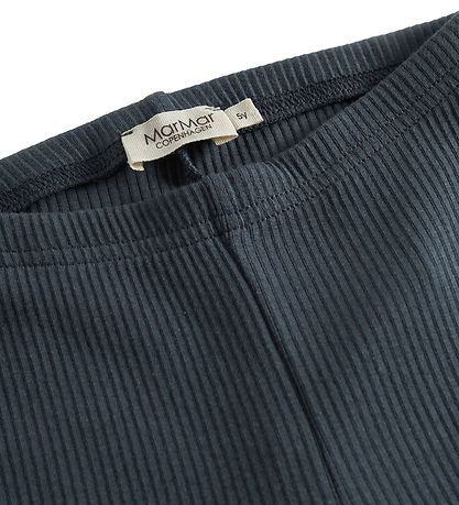 MarMar Leggings - Rib - Modal - Blå