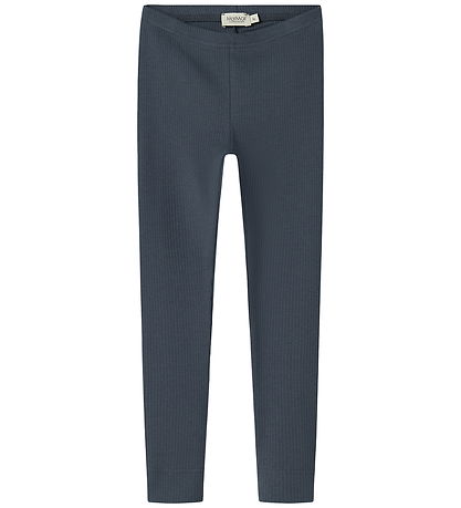 MarMar Leggings - Rib - Modal - Blau MarMar Leggings - Rib - Modal - Blau