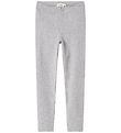 MarMar Leggings - Rib - Modal - Light Grey Melange MarMar Leggings - Rib - Modal - Light Grey Melange