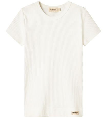 T-Shirt MarMar - Rib - Modal - Noos - Doux White T-Shirt MarMar - Rib - Modal - Noos - Doux White