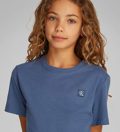 T-Shirt Calvin Klein - Mono Mini Badge - Oceana T-Shirt Calvin Klein - Mono Mini Badge - Oceana