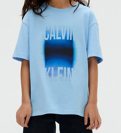 T-Shirt Calvin Klein - Graphique dégradé - Blue Bell T-Shirt Calvin Klein - Graphique dégradé - Blue Bell