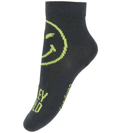 adidas Performance Socks - Smiley - Carbon/Prloin/Byello