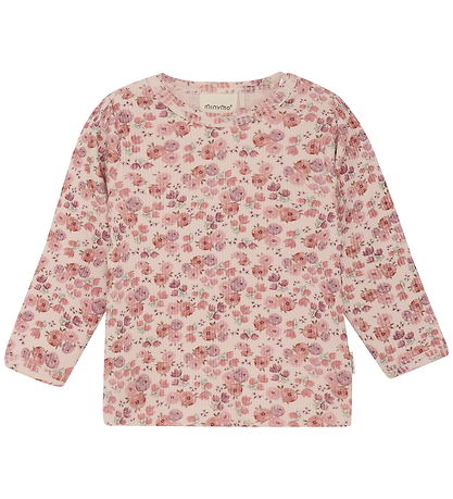 Minymo Blouse - Rib - Peach Whip