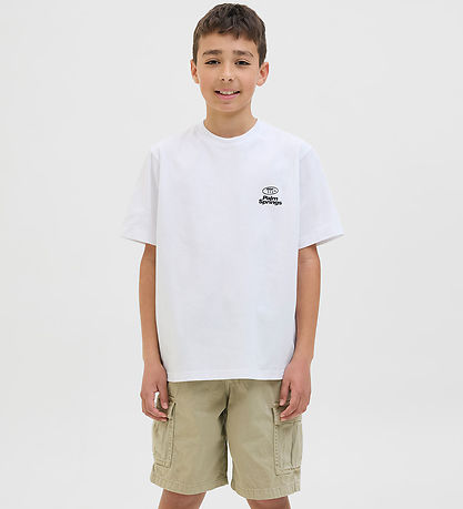 Jack & Jones T-shirt - JcoRetreat Typographic - Bright White Jack & Jones T-shirt - JcoRetreat Typographic - Bright White
