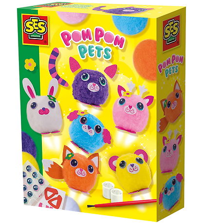 SES Creative Creatieve Speelset - Pompon Huisdieren
