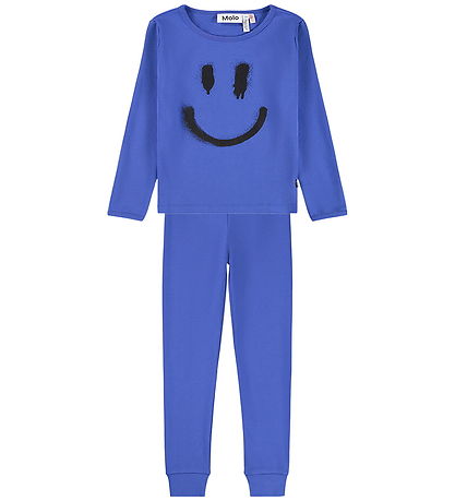 Molo Pyjama Set - Hat - Dazzling Blue Molo Pyjama Set - Hat - Dazzling Blue