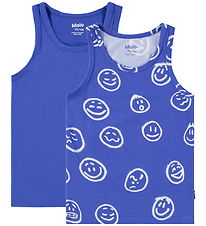 Molo Undershirt - Jayden - 2-Pack - Moon Moods Blue Molo Undershirt - Jayden - 2-Pack - Moon Moods Blue