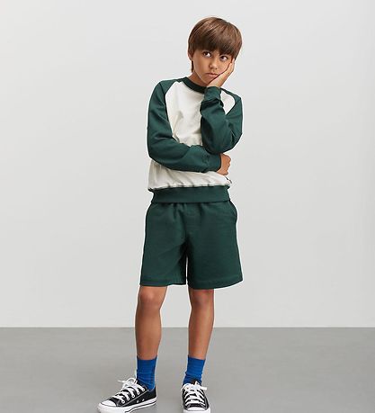Shorts Mads Nørgaard - Light Terry Seano - Pine Grove