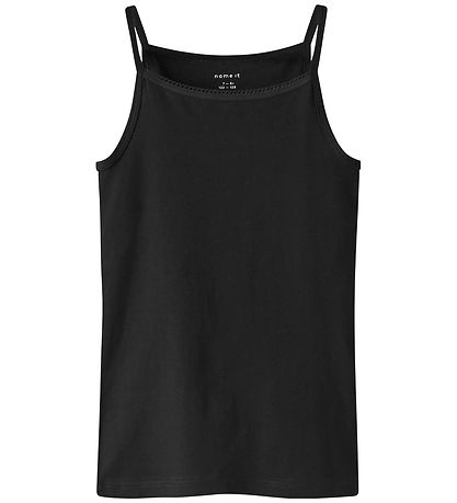 Name It Undertrøye - NOOS - NkfStrap - 4-pack - Svart/w/2 x Brig Name It Undertrøye - NOOS - NkfStrap - 4-pack - Svart/w/2 x Brig