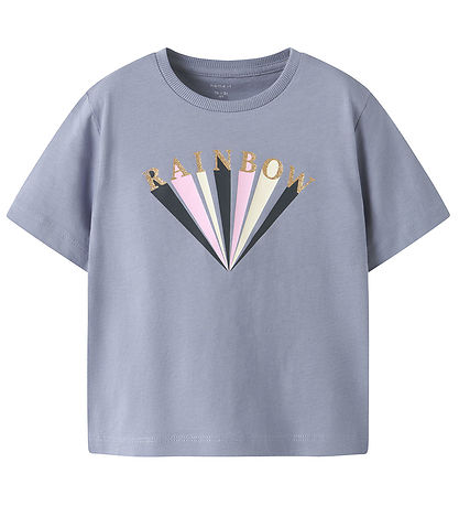 Name It T-shirt - NmfKatinka - 2-Pack - Pirouette/W. Purple Impr Name It T-shirt - NmfKatinka - 2-Pack - Pirouette/W. Purple Impr