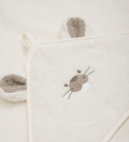 Pippi Baby towel - 83 x 83 cm - Egret Pippi Baby towel - 83 x 83 cm - Egret