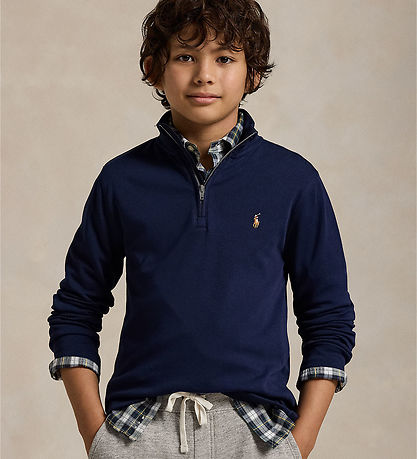 Polo Ralph Lauren Blouse w. Zipper - Navy